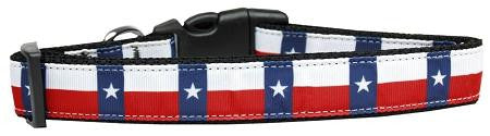 Texas Flag Nylon Dog Collar