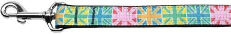 Multi-color Uk Flag Nylon Dog Leash