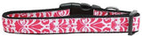 Damask Nylon Dog Collar