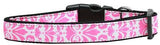 Damask Nylon Dog Collar