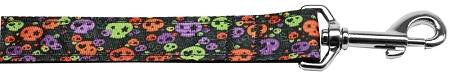 Confetti Skulls Nylon Dog Leash