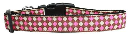 Checkers Nylon Dog Collar