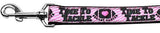 Tackle Breast Cancer Nylon Dog Leash