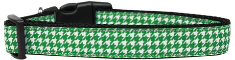 Houndstooth Nylon Dog Collar