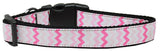 Sweet Chevrons Nylon Dog Collar