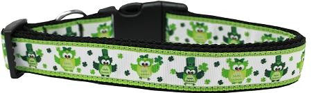 St. Patty's Day Party Owls Nylon Dog Leash