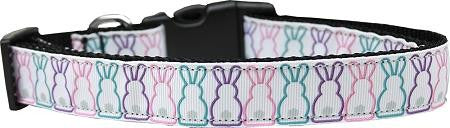 Bunny Tails Nylon Dog Collar