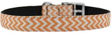 Chevrons Nylon Dog Collar With Classic Buckle 3/8"