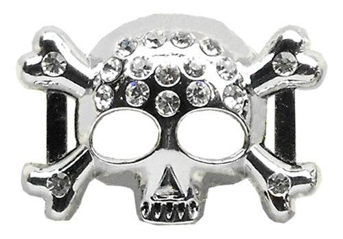 3/4" (18mm) Slider Skull Charm