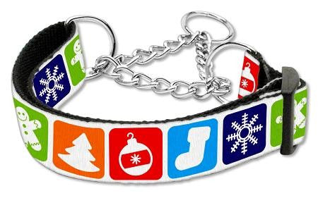 Classic Christmas Nylon Ribbon Collar Martingale