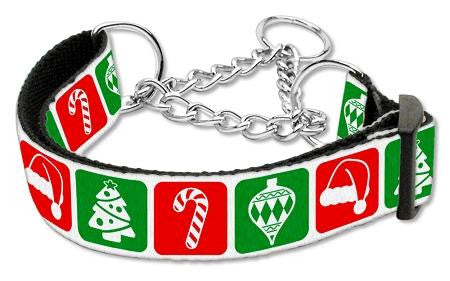 Timeless Christmas Nylon Ribbon Collar Martingale