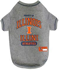 Illinois Fighting Illini Pet Shirt