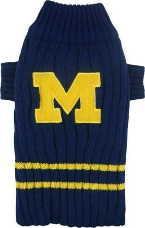 Michigan Wolverines Pet Sweater