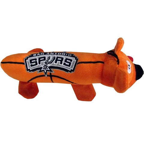 San Antonio Spurs Plush Squeaky Dog Tube Toy