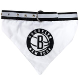 Brooklyn Nets Dog Bandana Collar