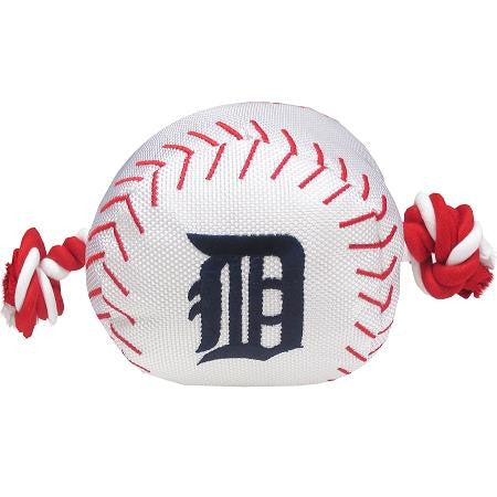 Detroit Tigers Nylon Baseball Rope Pet Toy