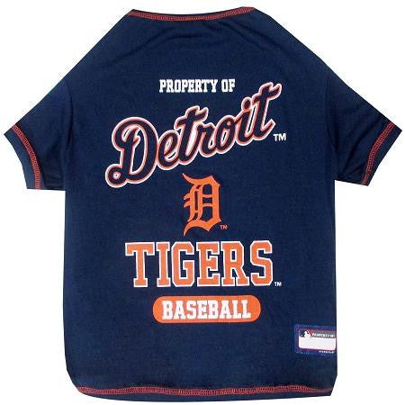 Detroit Tigers Baseball Dog Shirt