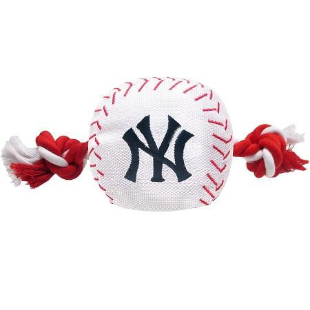 New York Yankees Nylon Baseball Rope Pet Toy