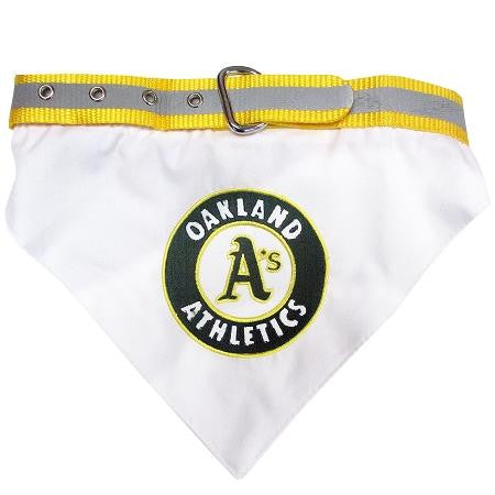 Oakland A's Dog Bandana Collar