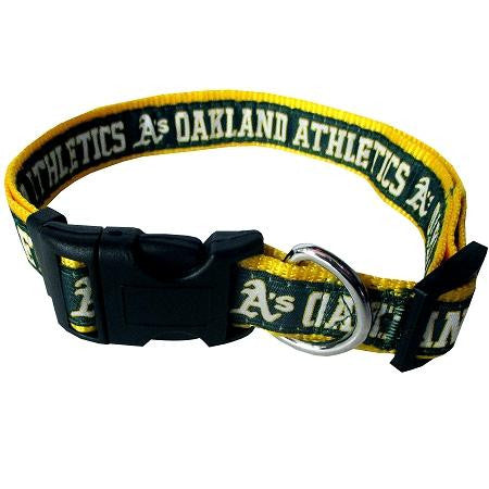 Oakland A's Dog Collar