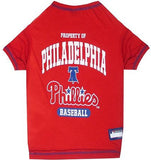 Philadelphia Phillies Baseball Dog Shirt