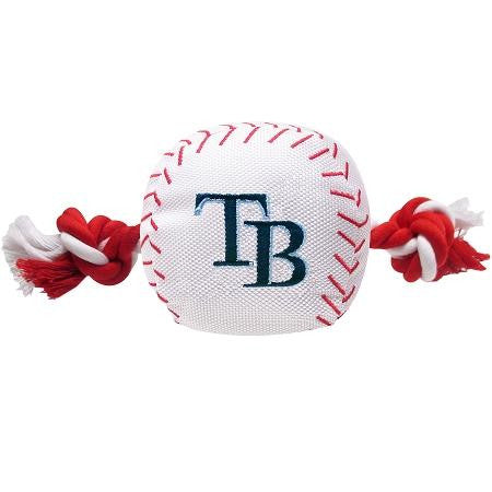 Tampa Bay Rays Nylon Baseball Rope Pet Toy