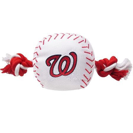 Washington Nationals Nylon Baseball Rope Pet Toy