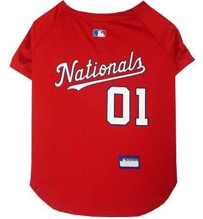 Washington Nationals Baseball Dog Jersey