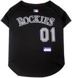 Colorado Rockies Baseball Dog Jersey