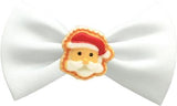 Santa Face Chipper  Pet Bow Tie