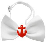 Red Anchors Chipper  Bow Tie