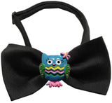 Blue Owls Chipper  Bow Tie