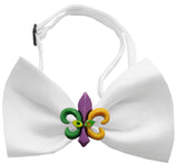 Mardi Gras Fleur De Lis Chipper  Bow Tie