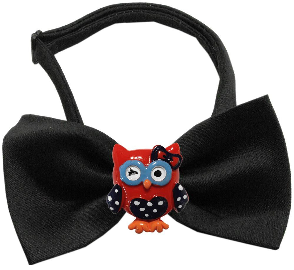 Patriotic Owls Chipper  Bow Tie