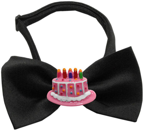 Pink Birthday Cake Chipper  Bow Tie