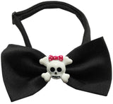 Girly Skull Chipper  Bow Tie