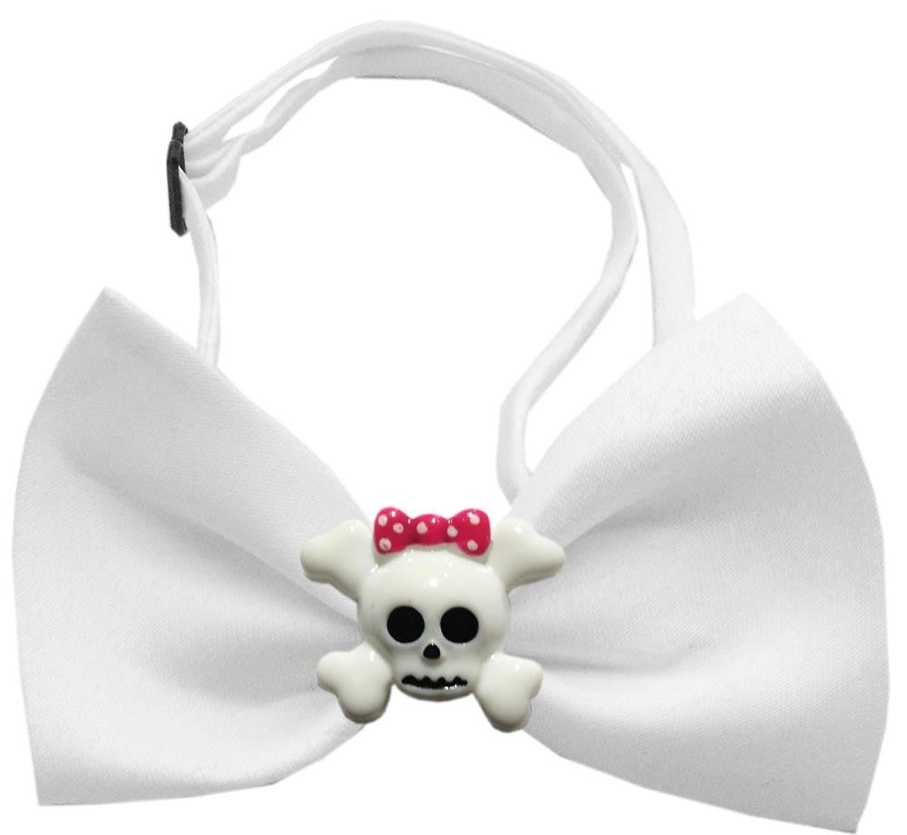 Girly Skull Chipper  Bow Tie