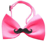 Black Moustache  Bow Tie