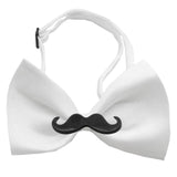 Black Moustache  Bow Tie