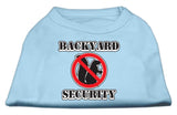 Backyard Security Screen Print Shirts