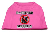 Backyard Security Screen Print Shirts