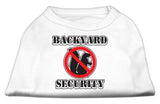 Backyard Security Screen Print Shirts