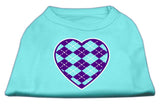 Argyle Heart  Screen Print Shirt