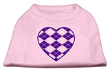 Argyle Heart  Screen Print Shirt