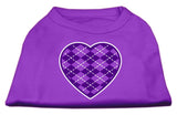 Argyle Heart  Screen Print Shirt