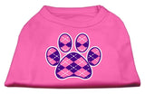 Argyle Paw  Screen Print Shirt