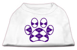 Argyle Paw  Screen Print Shirt