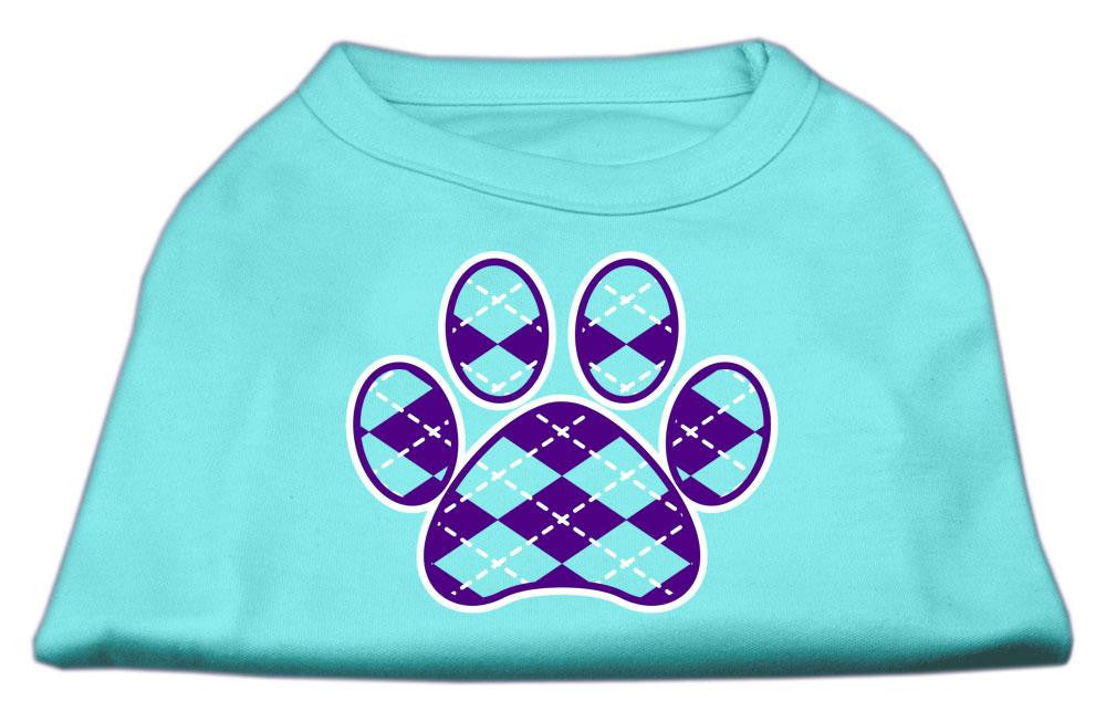 Argyle Paw  Screen Print Shirt