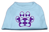 Argyle Paw  Screen Print Shirt