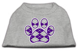 Argyle Paw  Screen Print Shirt